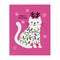 Stupell Industries Meowy Christmas Cat Pun Canvas By Nina Seven